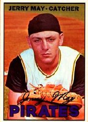 1967 Topps Baseball Cards      379     Jerry May